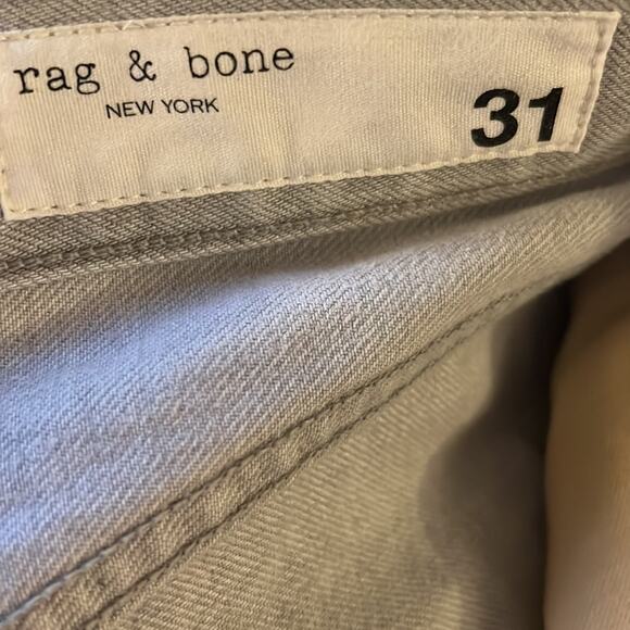 Rag & Bone 90s High Rise Jean in Anchor (Light Grey) Size 31/12 NWT $275 - Picture 12 of 16